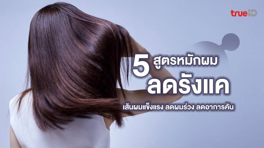 5 สูตรหมักผม ลดรังแค ช่วยบำรุงให้เส้นผมแข็งแรง ลดผมร่วง ลดอาการคัน