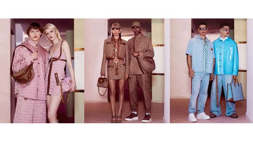 Versace เปิดตัวคอลเล็กชั่นลายพิมพ์ Versace Allover ผ่านเสื้อผ้าและเครื่องประดับอย่างมีเอกลักษณ์