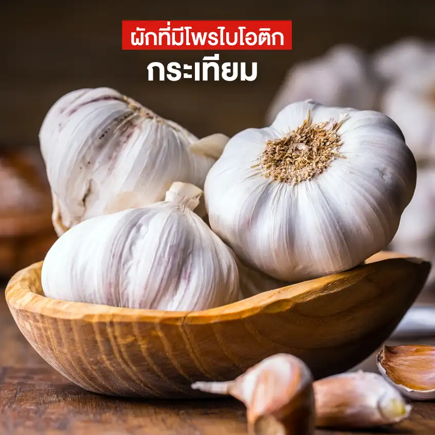 โพรไบโอติก ในอาหาร ผักที่มีโพรไบโอติก